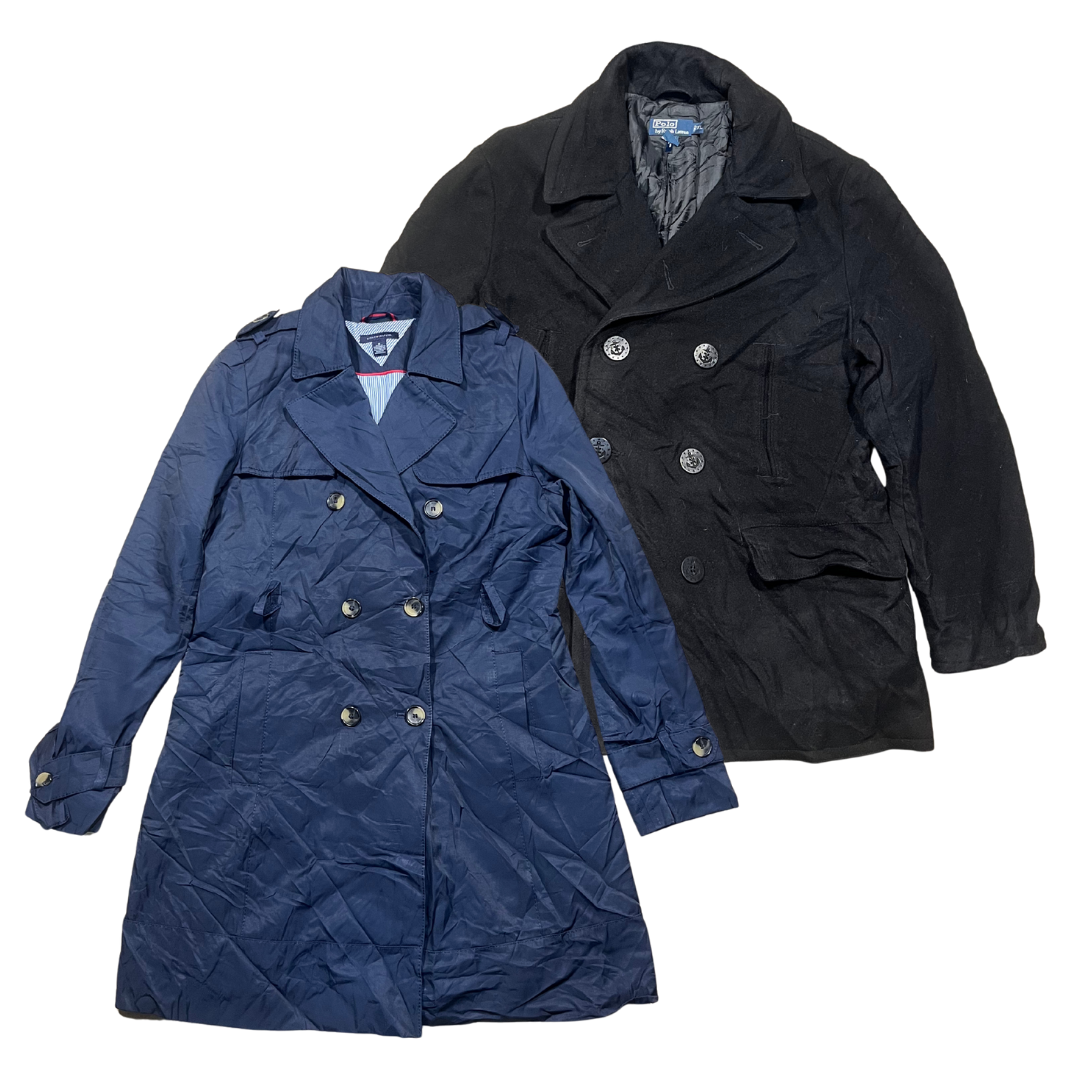 Premium Branded Trench Coats Vintage Wholesale Supply