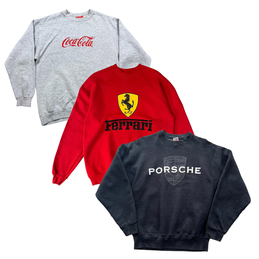 50x PRINTED LOGO SWEATSHIRTS/HOODIES