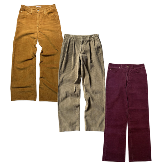 50x WOMEN'S BRANDED CORDUROY PANTS