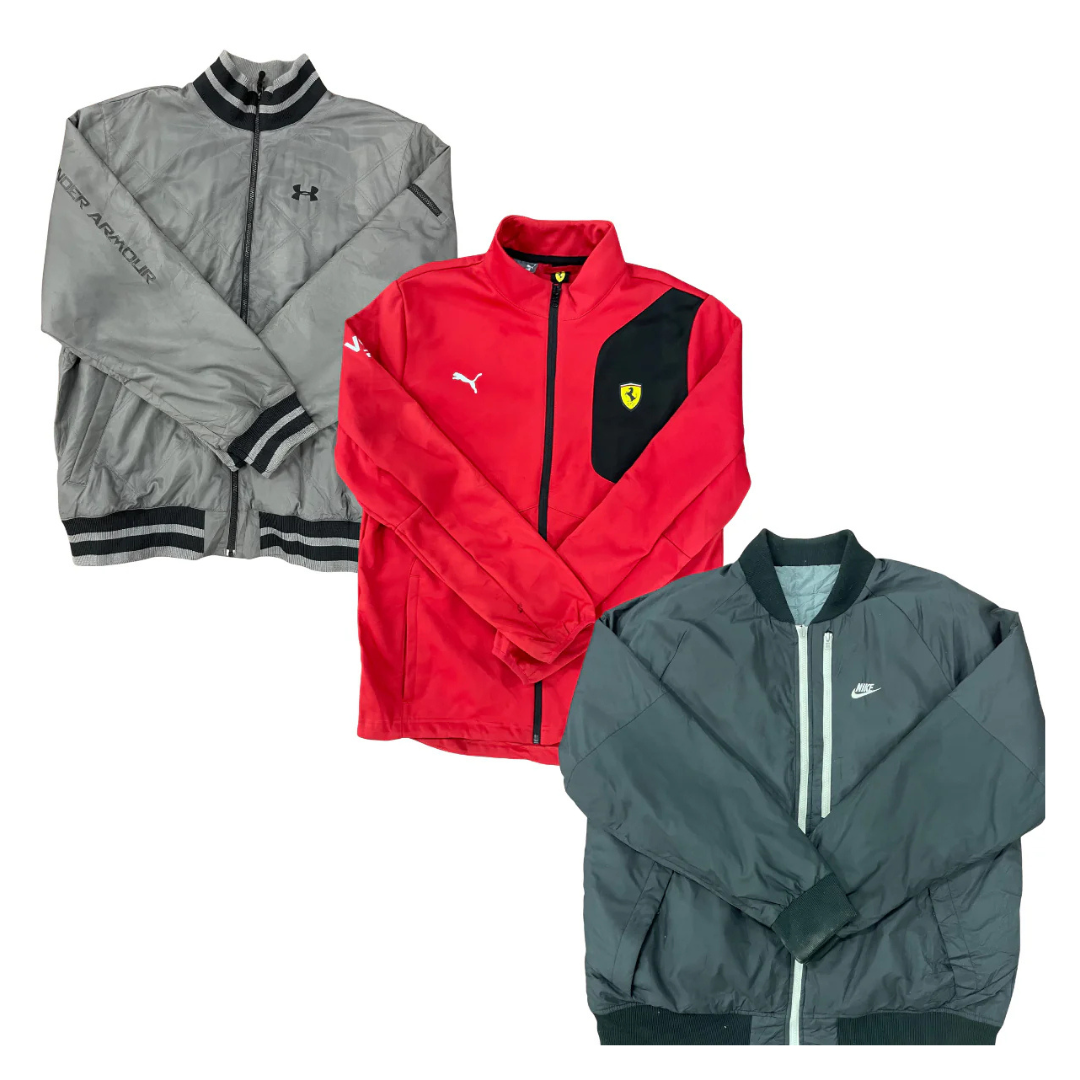 50x BRANDED ZIPPED JACKETS