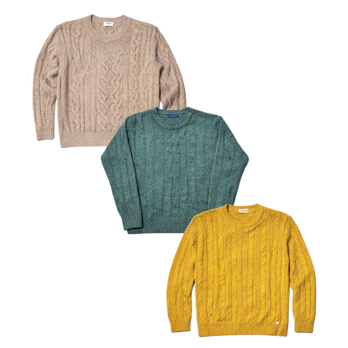 Cable Knit Sweaters | Vintage Wholesale Supply