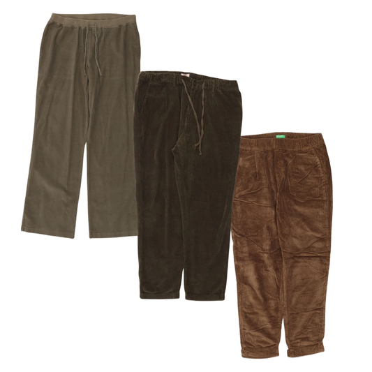 100x ELASTIC CORDUROY TROUSERS