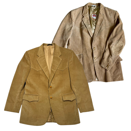 50x CORDUROY WOOD BUTTON BLAZERS