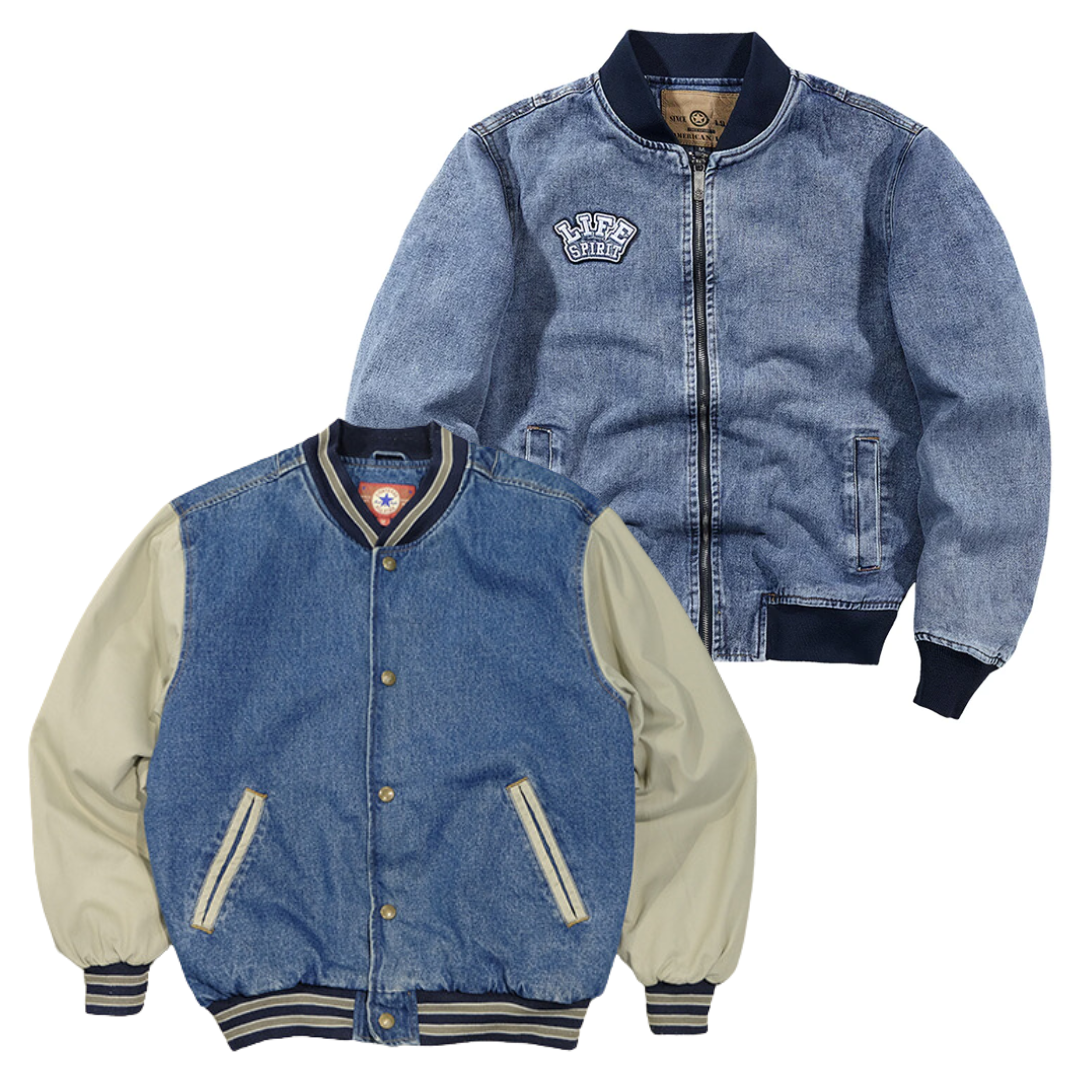 25x DENIM STADIUM JACKETS