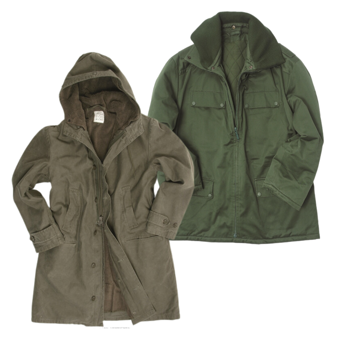 German Military Parka Jackets | Vintage Wholesale Supply