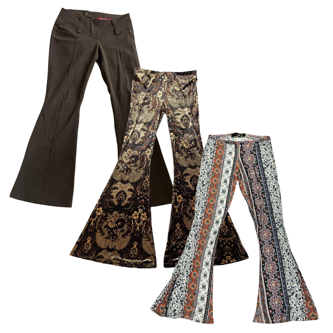 75x WOMEN'S FLARED TROUSERS