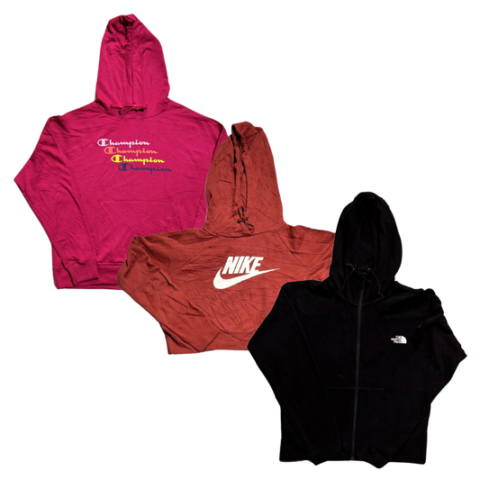 50x SWEATSHIRTS MARQUÉS CROP TOP POUR FEMMES