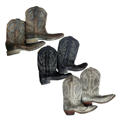15x COWBOY LEATHER BOOTS