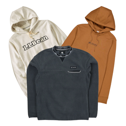 50x SWEATSHIRTS COLUMBIA/LL BEAN