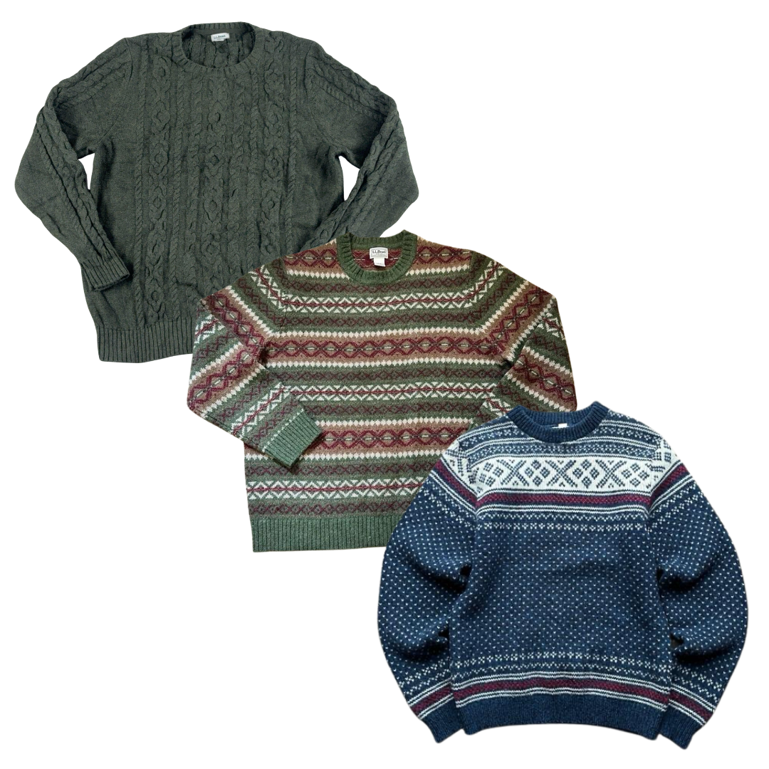 75x LL BEAN SWEATERS