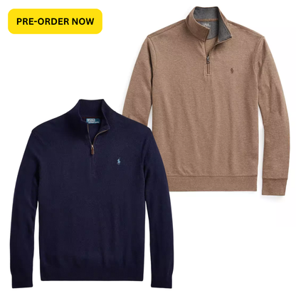 25x RALPH LAUREN 1/4 ZIP