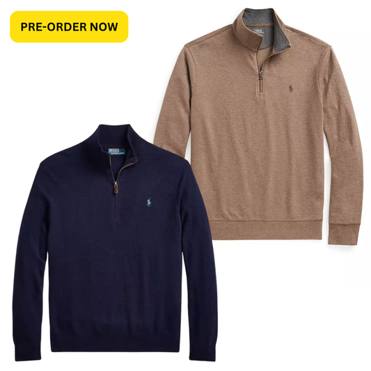 25x RALPH LAUREN 1/4 ZIP