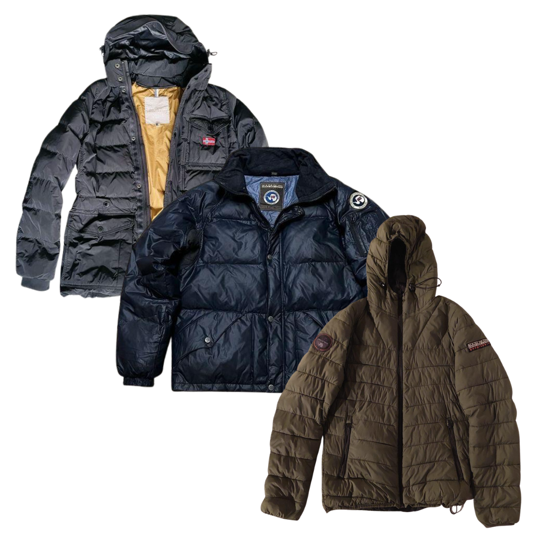 15x NAPAJIRI PUFFER JACKETS