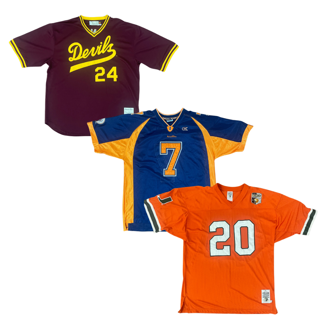 50x NFL NHL STYLE JERSEYS