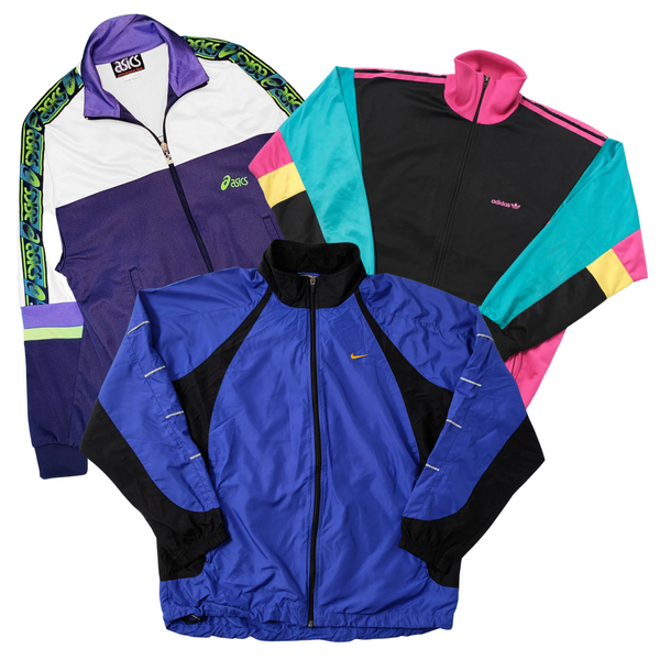 Premium Branded 80s 90s Track Jackets | Vintage Wholesale Supply Premium Branded 80s 90s Track Jackets | Vintage Wholesale Supply