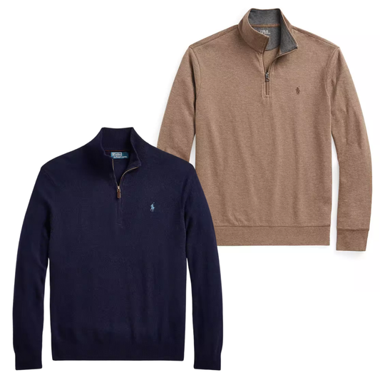 25x RALPH LAUREN 1/4 ZIP