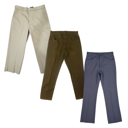 80x LEVI'S LEE WRANGLER STA-PREST TROUSERS
