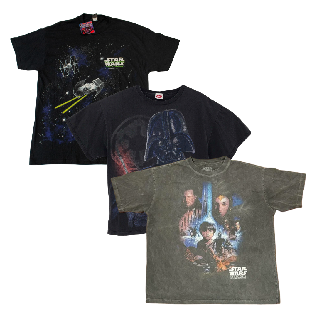 100x STAR WARS T-SHIRTS