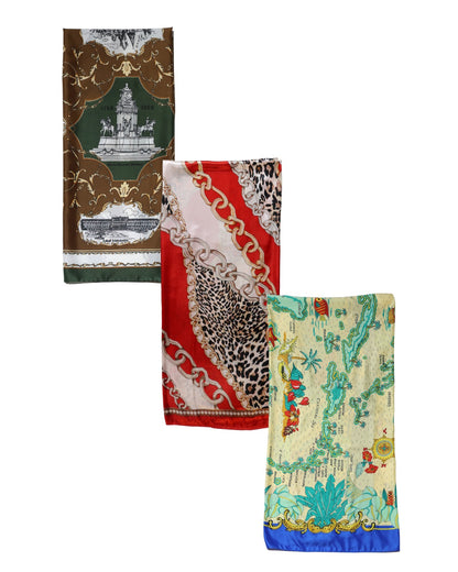 200x SILK SCARVES