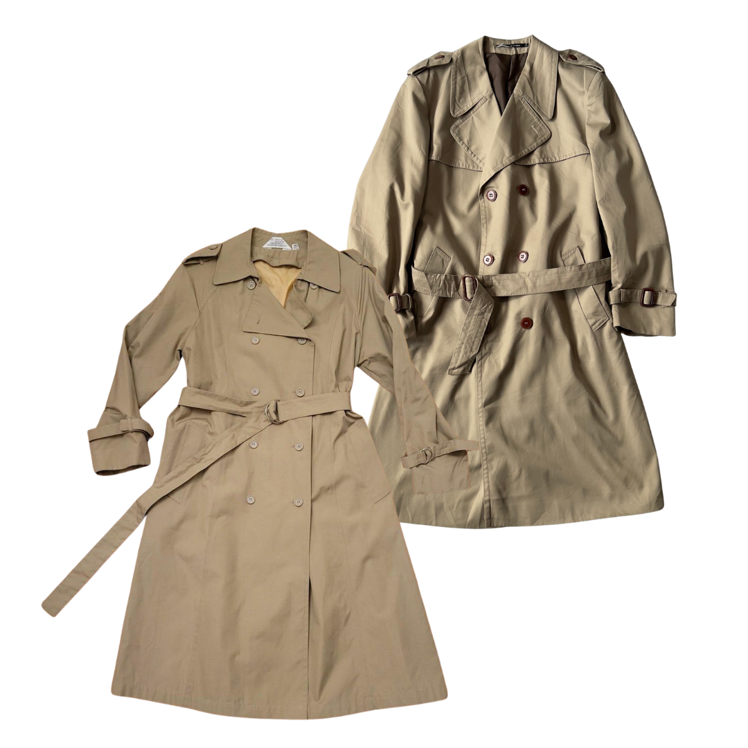30x UNBRANDED TRENCH COATS