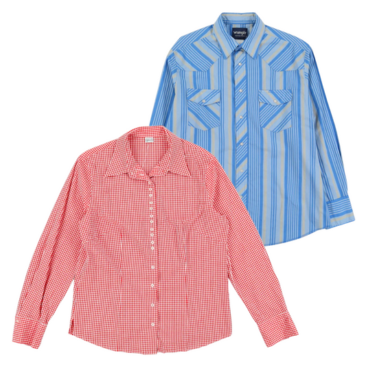 50x WESTERN STYLE SHIRTS