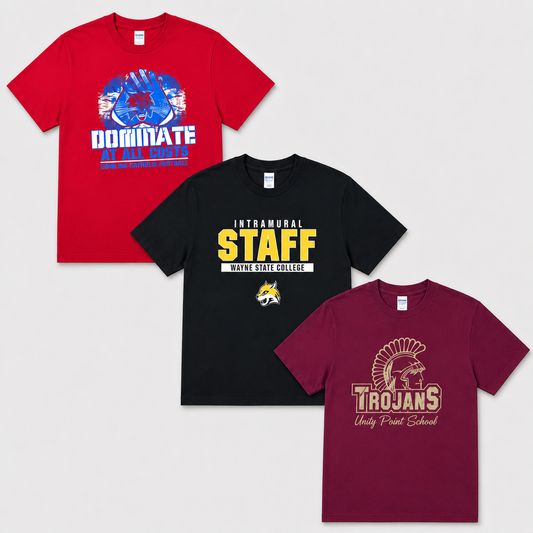 100x USA COLLEGE/UNIVERSITY T-SHIRTS