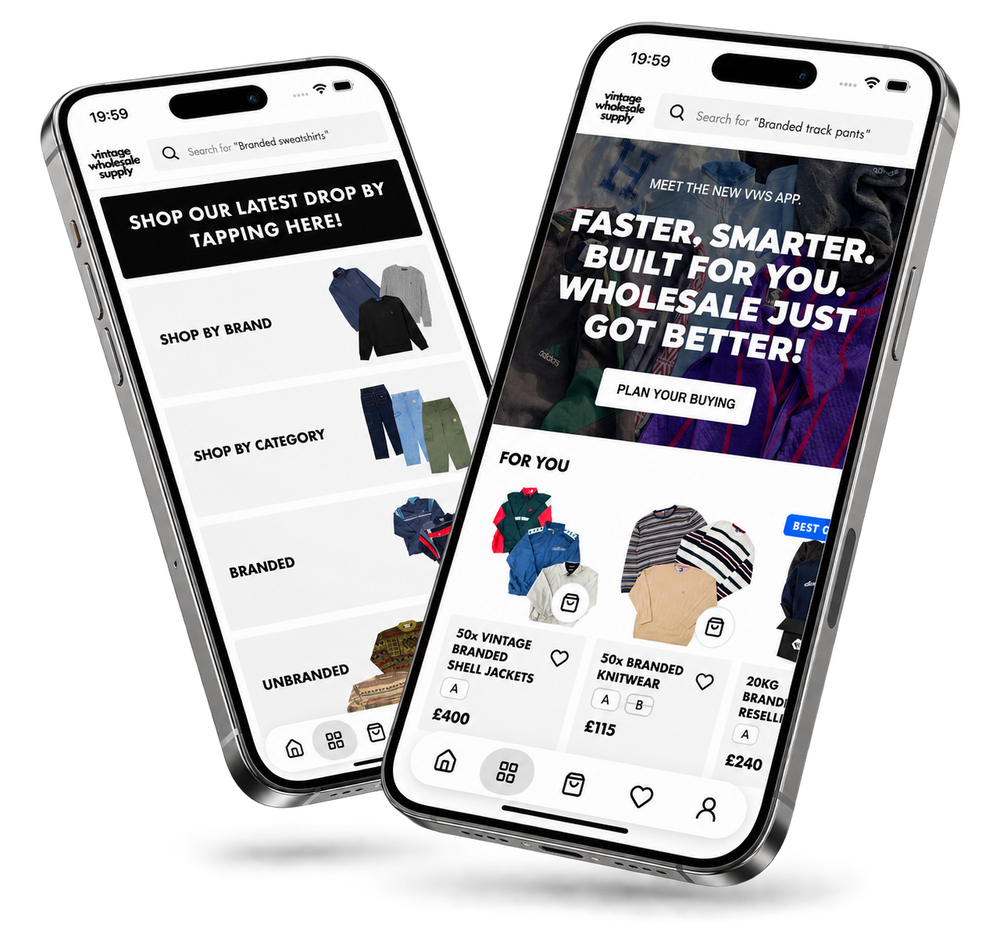 Vintage Wholesale Supply mobile app