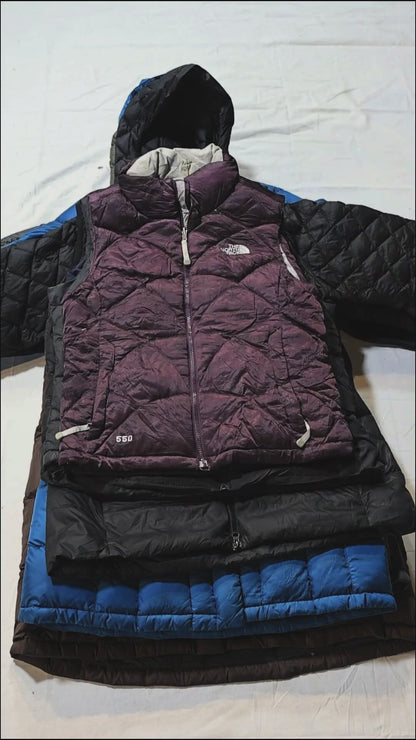 20x NORTH FACE PUFFER JACKETS