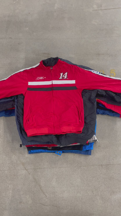 25x NASCAR LIGHTWEIGHT JACKETS