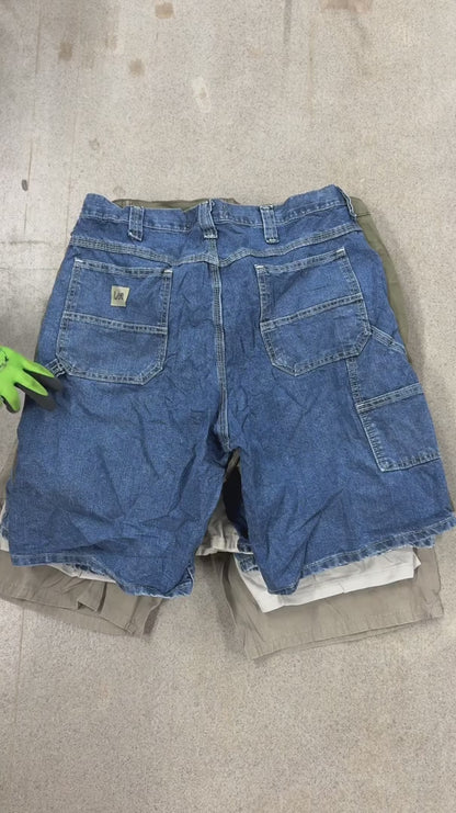 50x LEVI'S LEE WRANGLER DENIM SHORTS