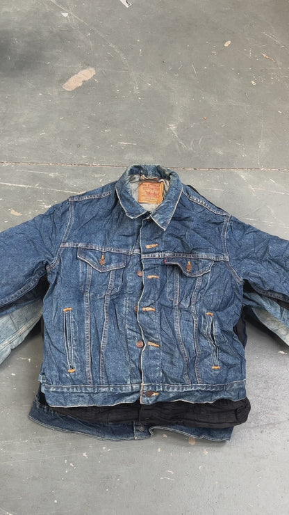 25x LEVI’S LEE WRANGLER DENIM JACKETS