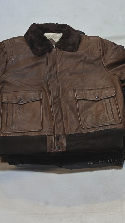 15x GIACCHE A VOLO IN PELLE GENUINA