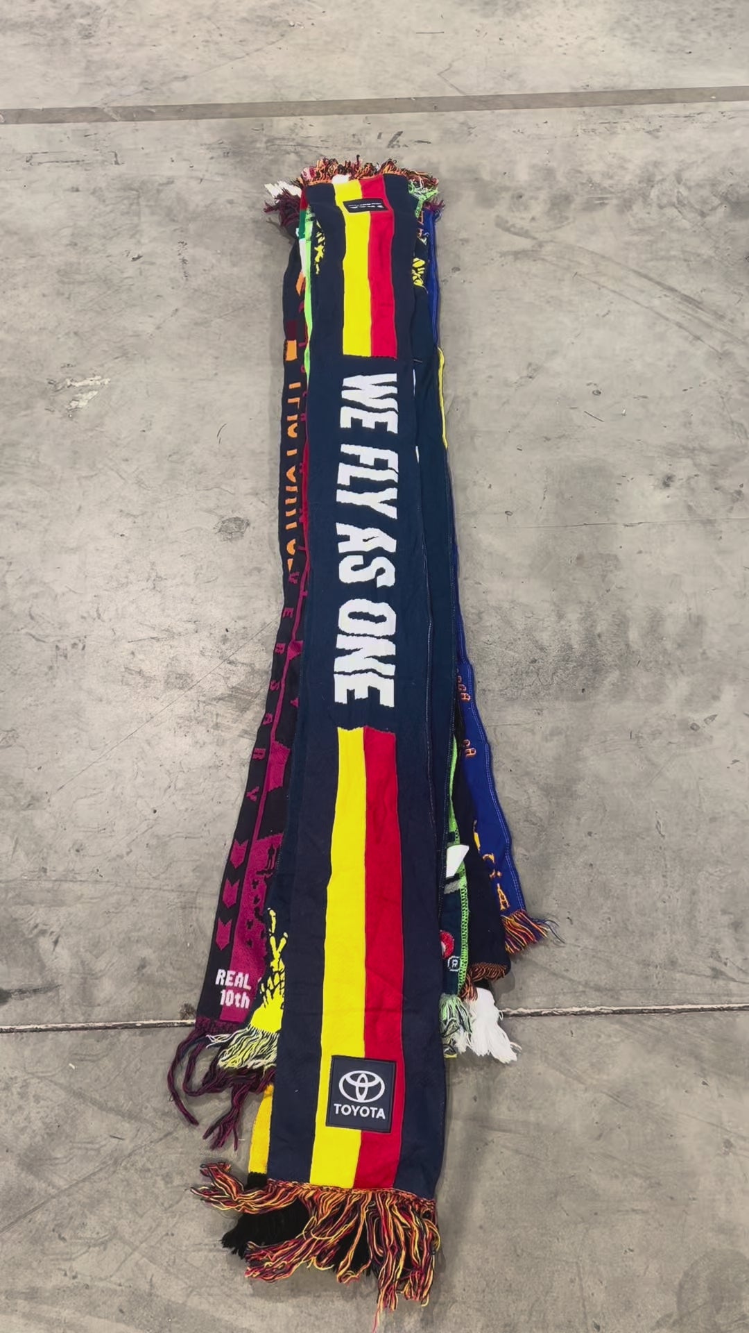 Football/Sport Scarves | Vintage Wholesale Supply