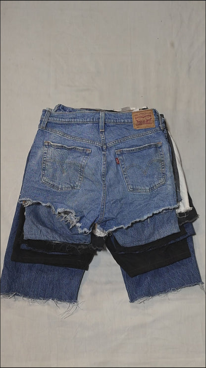 50x LEVI'S 501 WOMEN'S DENIM SHORTS