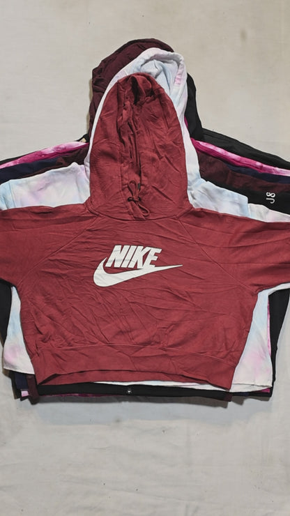 50x WOMEN'S CROP TOP BRANDED SWEATSHIRTS