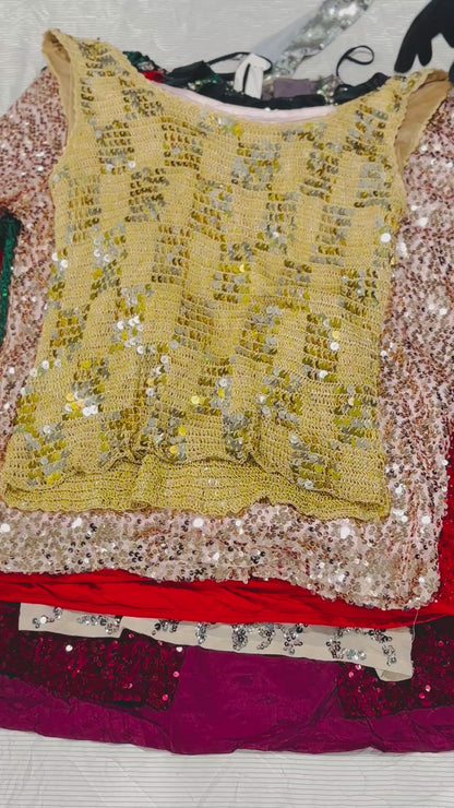 50x WOMEN'S SEQUIN TOPS