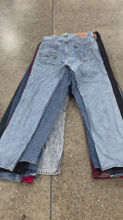 50x LEVI’S 501 DENIM JEANS