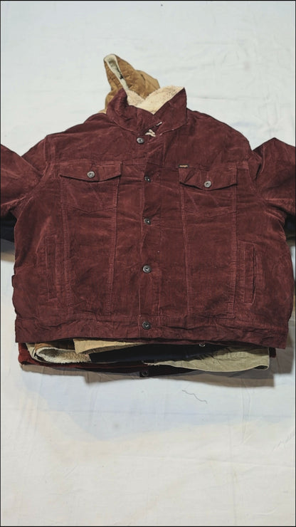 25x LEVI'S LEE WRANGLER CORDUROY JACKETS