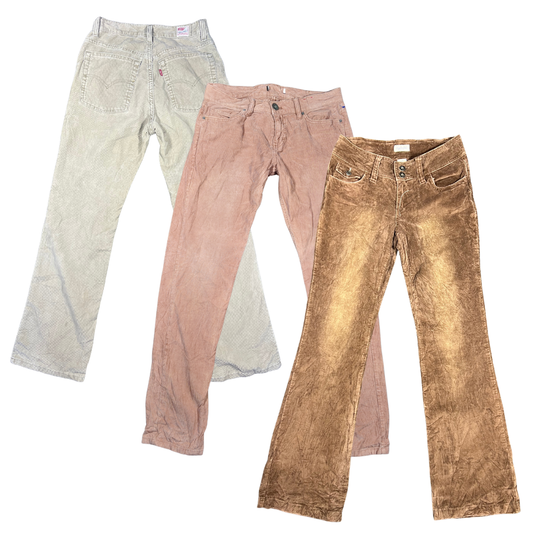 50x TROUSSEAUX EN CORDUROY POUR FEMMES