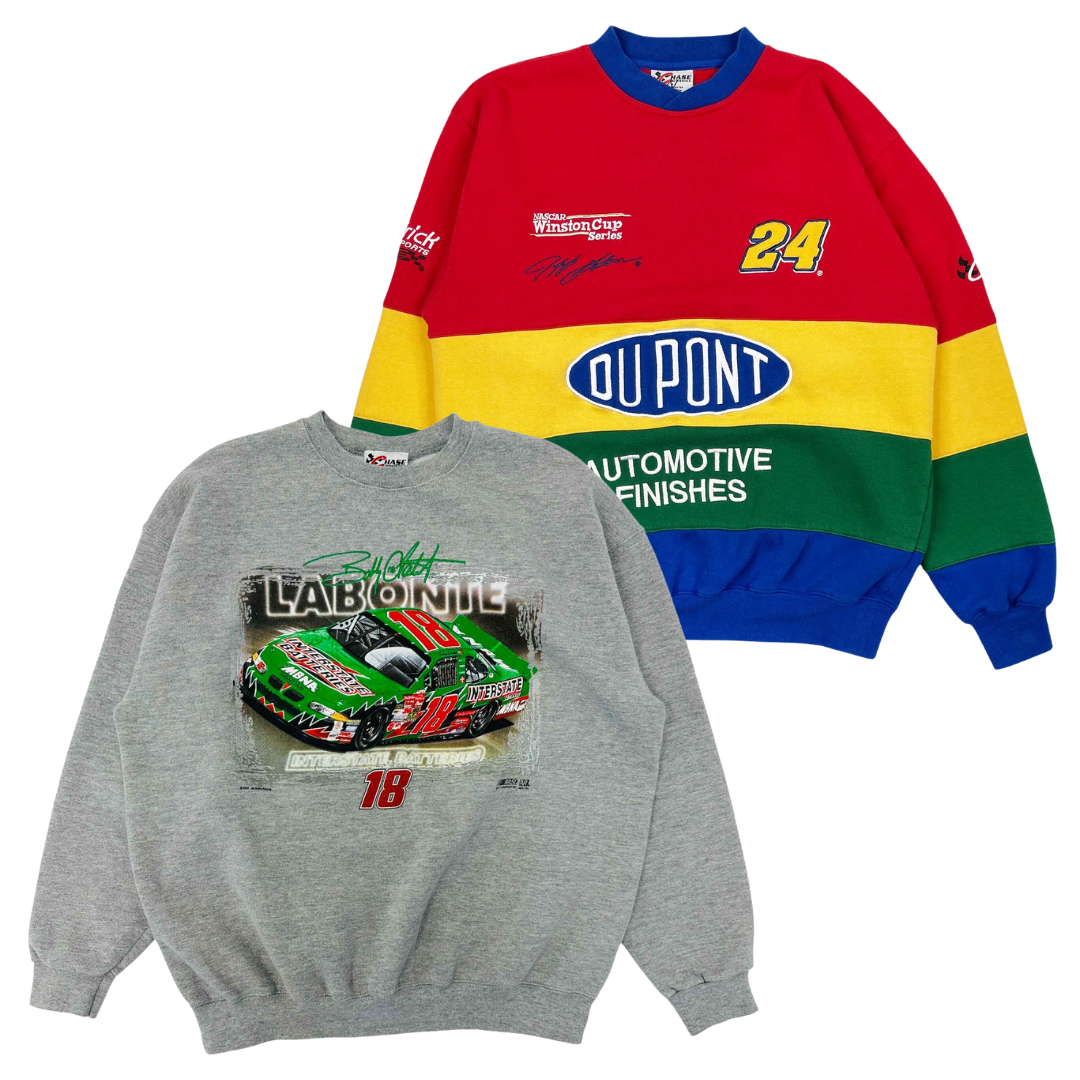 25x NASCAR SWEATSHIRTS