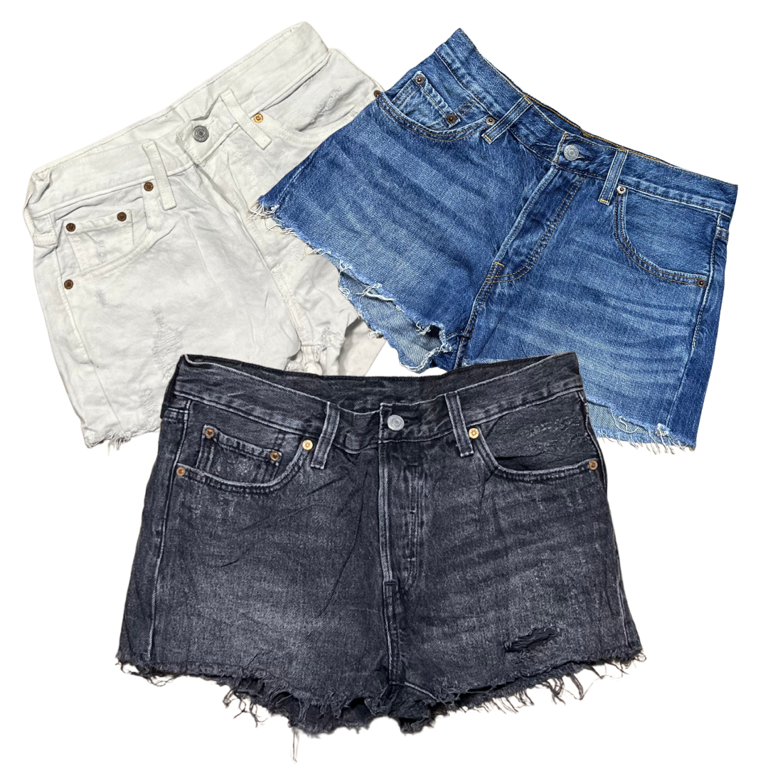 50x LEVI’S 501 WOMEN'S DENIM SHORTS