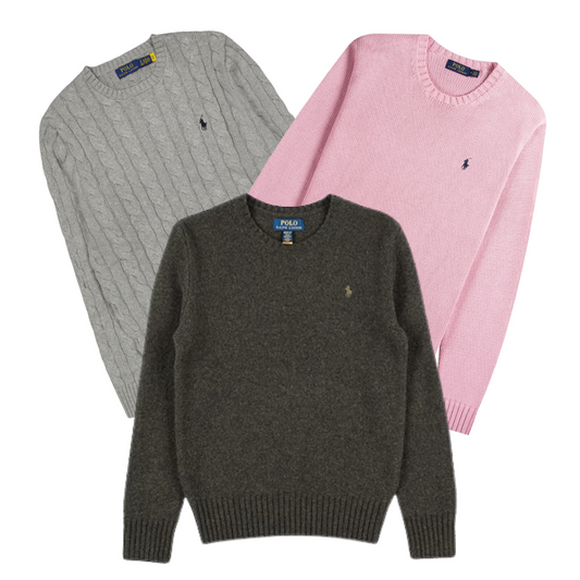 50x RALPH LAUREN KNITWEAR TIL KVINDER