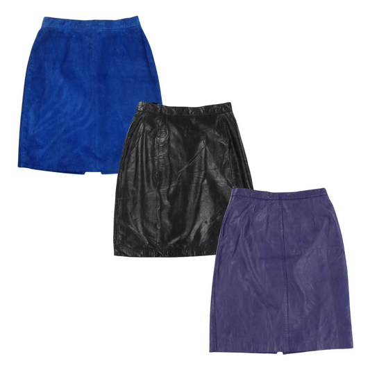 50x WOMEN'S LEATHER SKIRTS