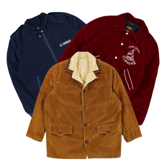 50x VINTAGE STYLE CORDUROY JACKETS