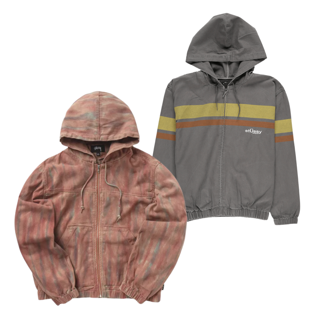 10x STUSSY JACKETS