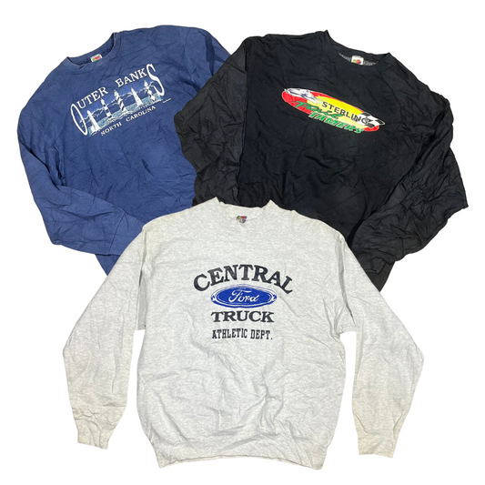 50x FRUIT OF THE LOOM SWEATSHIRTS