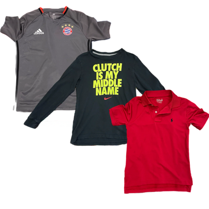 100x KIDS BRANDED SPORT T-SHIRTS