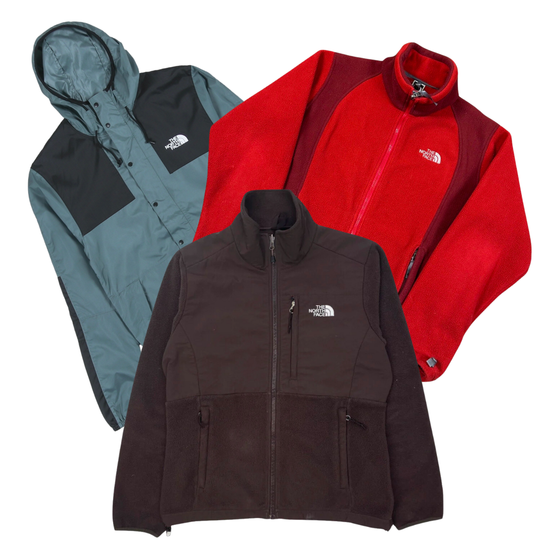 50x NORTH FACE FLEECE/JACKE MIX