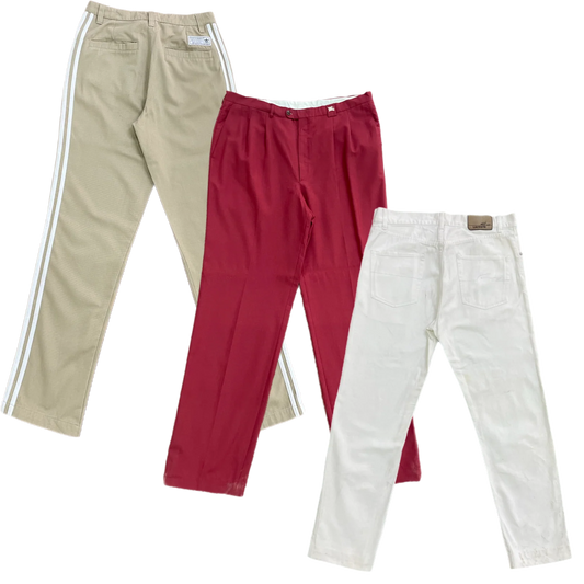 50x BRANDED COTTON/DENIM TROUSERS