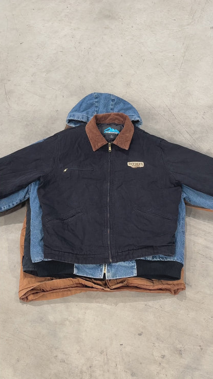 25x CARHARTT STYLE WORKWEAR JACKETS